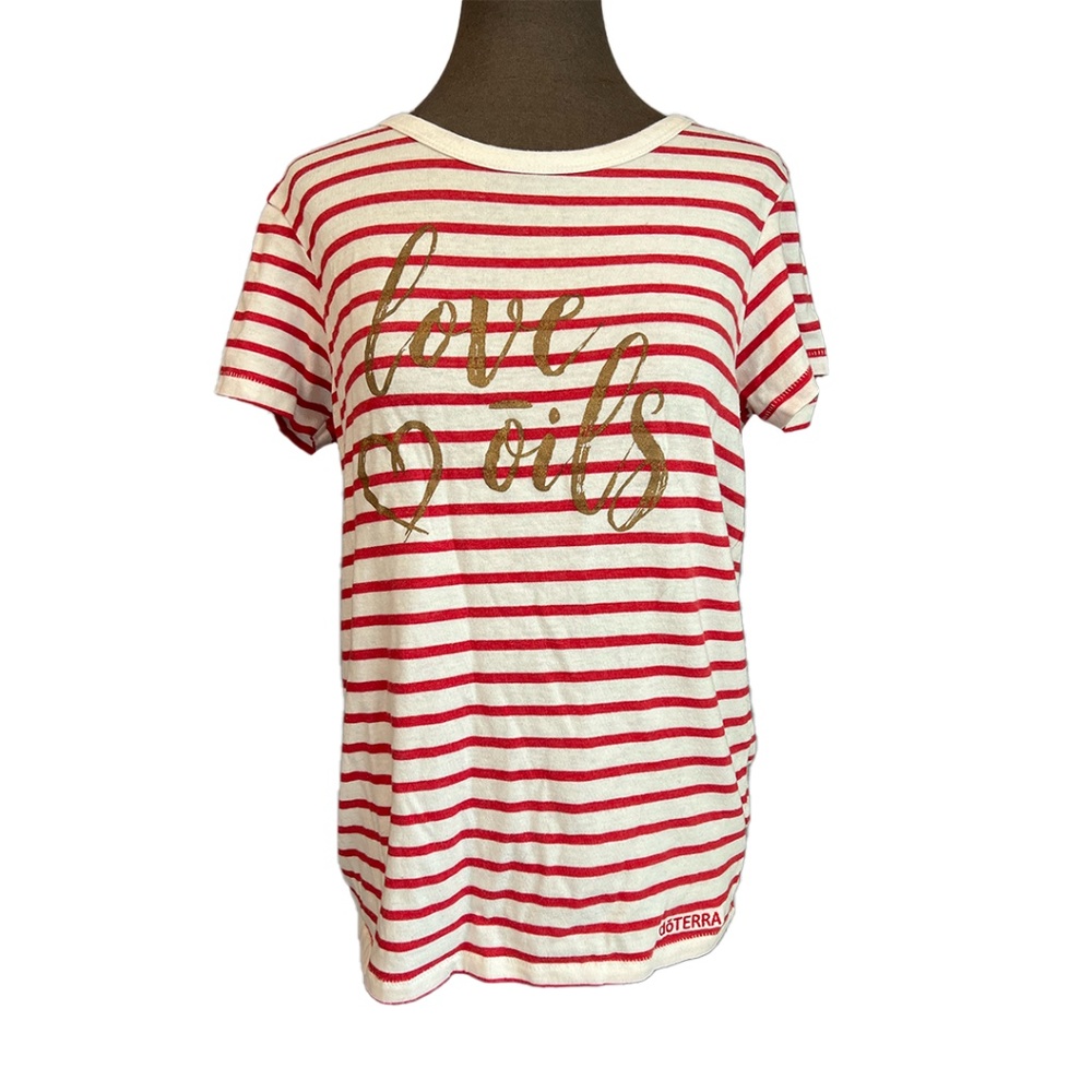 Official doTERRA Swag Red & White Stripe Shirt